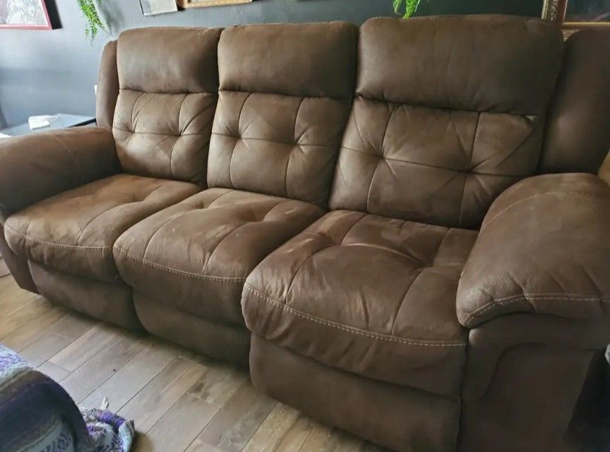 Brown Power Recliner