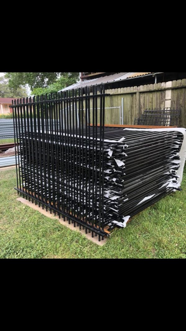 Galvanize fence panels/6x8/powder coated for Sale in Houston, TX OfferUp