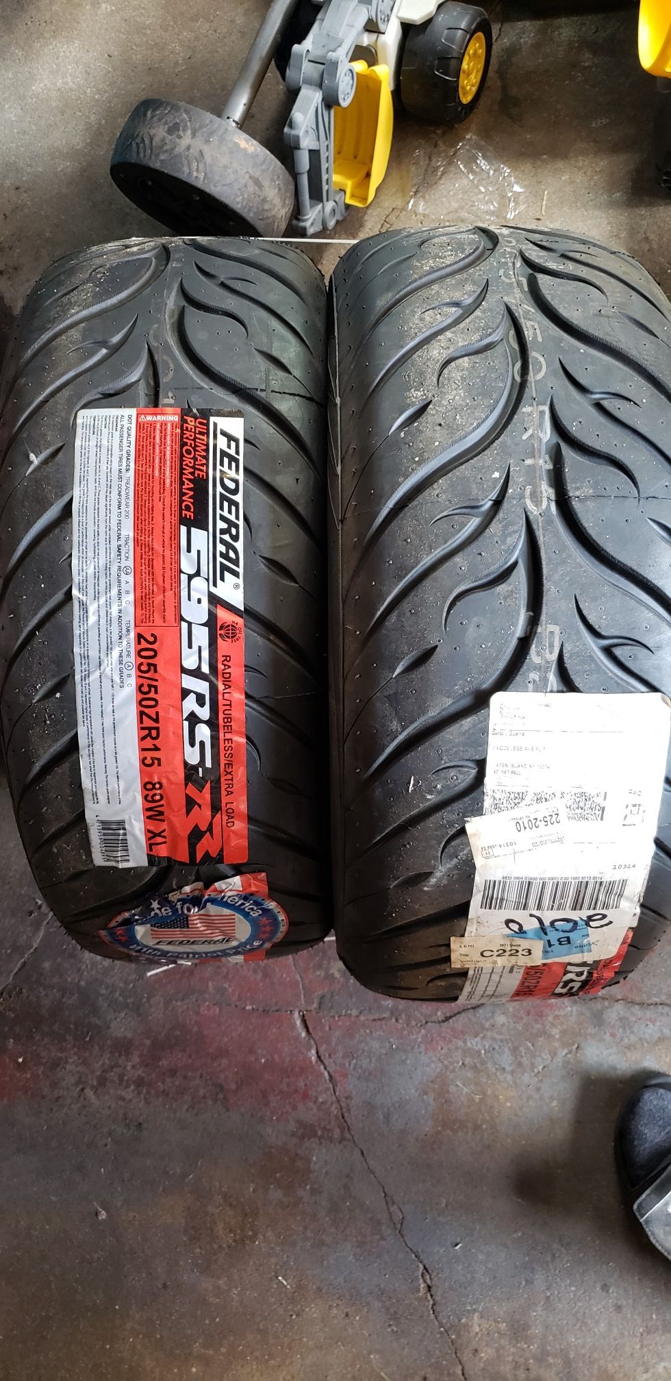 TIRES FEDERAL RS RR 205 50ZR 15
