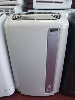 14000btu portable ac/ heater both by delonghi.  Over 750 square foot coverage.  Complete Set new with warranty.