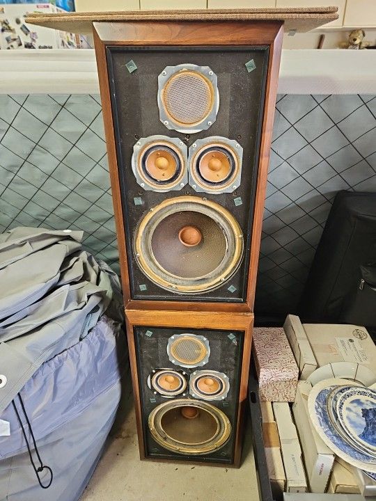 1970s Vintage KHL Model 5 Speakers Working