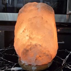 Natural Himalayan Salt Crystal Lamp Night Light Dimmable Salt Lamp