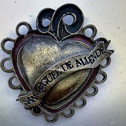 Very Pretty Brass? Bronze? Pendant Magnet Mexico.
