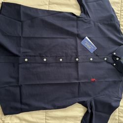 Ralph Lauren Polo Button Up Shirt Sizes Medium/Large