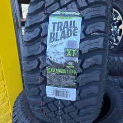 LT 33 1250 20 Atturo XT New Set Of Tires