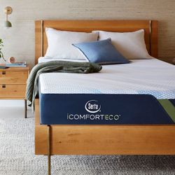 Serta® iComfort ECO™ 12.5" Foam Plush Tight Top king Mattress New mattress in a plastic sealed We offer same day delivery