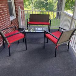 Four Piece Patio Set 