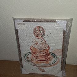 Very cute vintage pancake wall frame