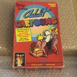  Vintage Adult Animation VHS – “Dirty Little Cartoons” Vol. 3 