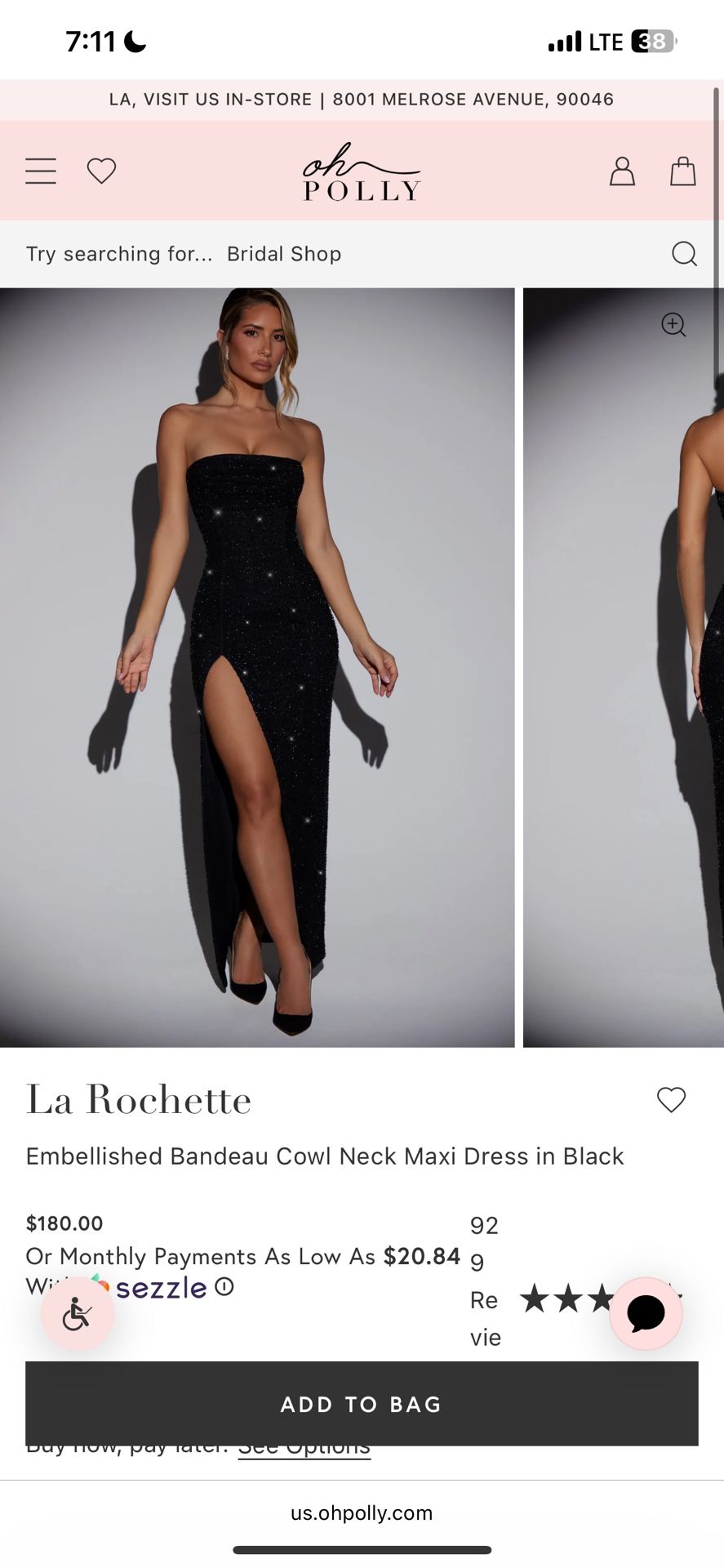 Black Oh Polly Dress