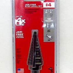 MILWAUKEE STEP DRILL BITS 60% OFF RETAIL PRICE #4-#9-#12 ECT 
