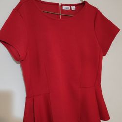 Short Sleeve Peplum blouse
