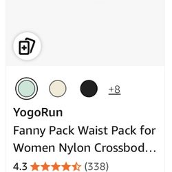 Fanny Pack Waist Pack for Women Nylon Crossbody Bag Pack for Men Travel Belt Waist Bag