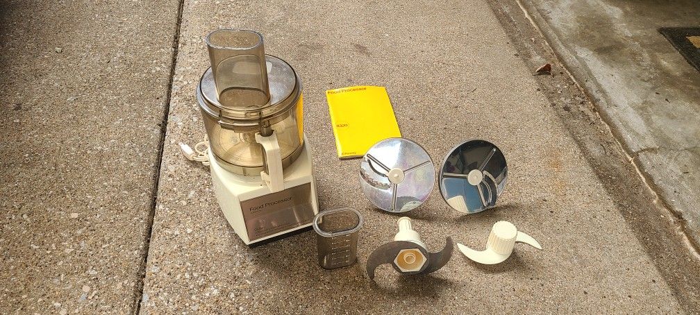 Vintage JCPenny Food Processor