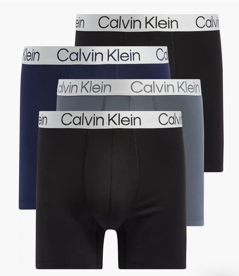 New Calvin Klein Chromatic 4-Pack Boxer Briefs Size XL