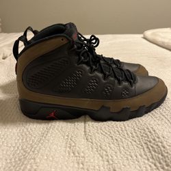 Jordan retro 9 “Olive”