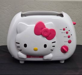 Hello Kitty 2 Slice Toaster Wide Slot