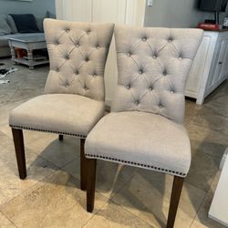 Upholstered Chairs (set of 2)
