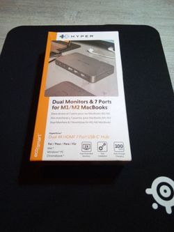 HyperDrive Dual 4K HDMI 7 Port USB-C Hub