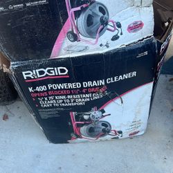 Rigid K 400 Power Drain Cleaner/parts