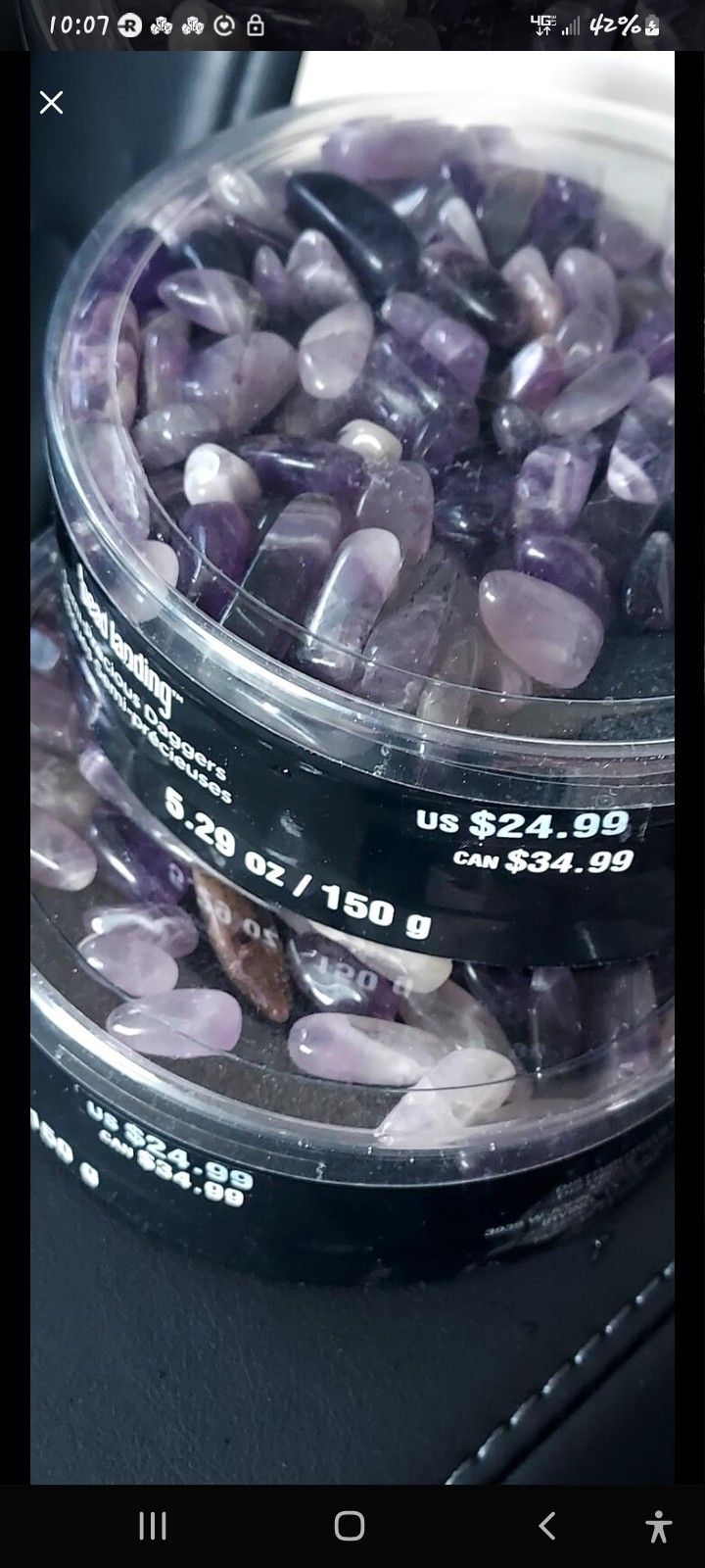 9 containers of Unopened Precious Dagger Stones