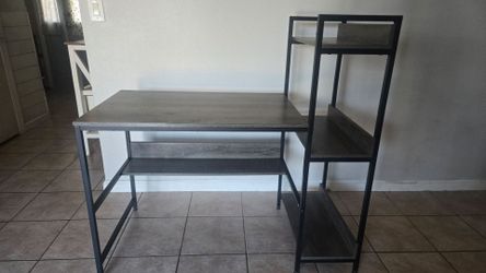 Grey Computer Desk (Bestier)