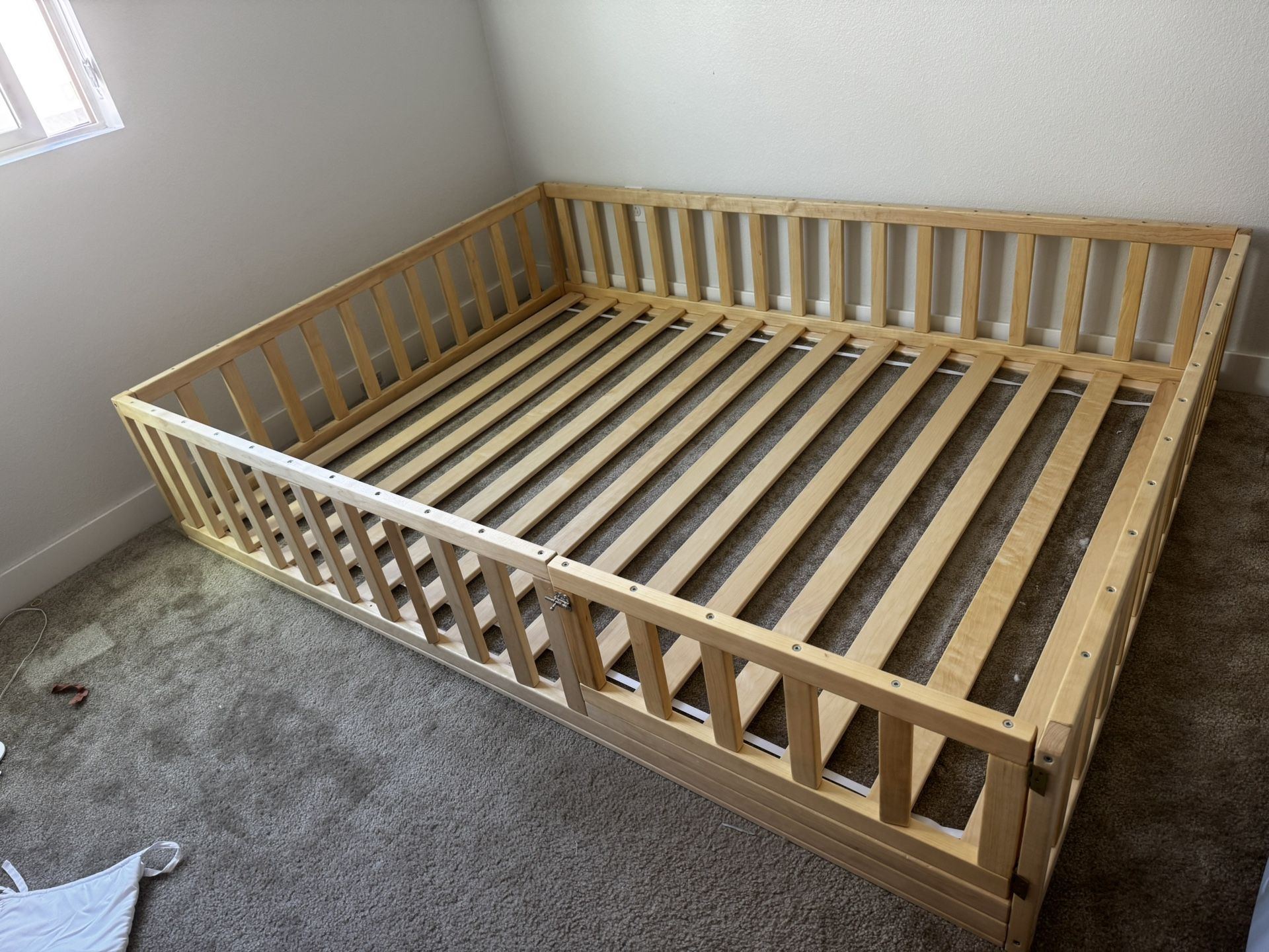Montessori Floor Queen Bed Frame 