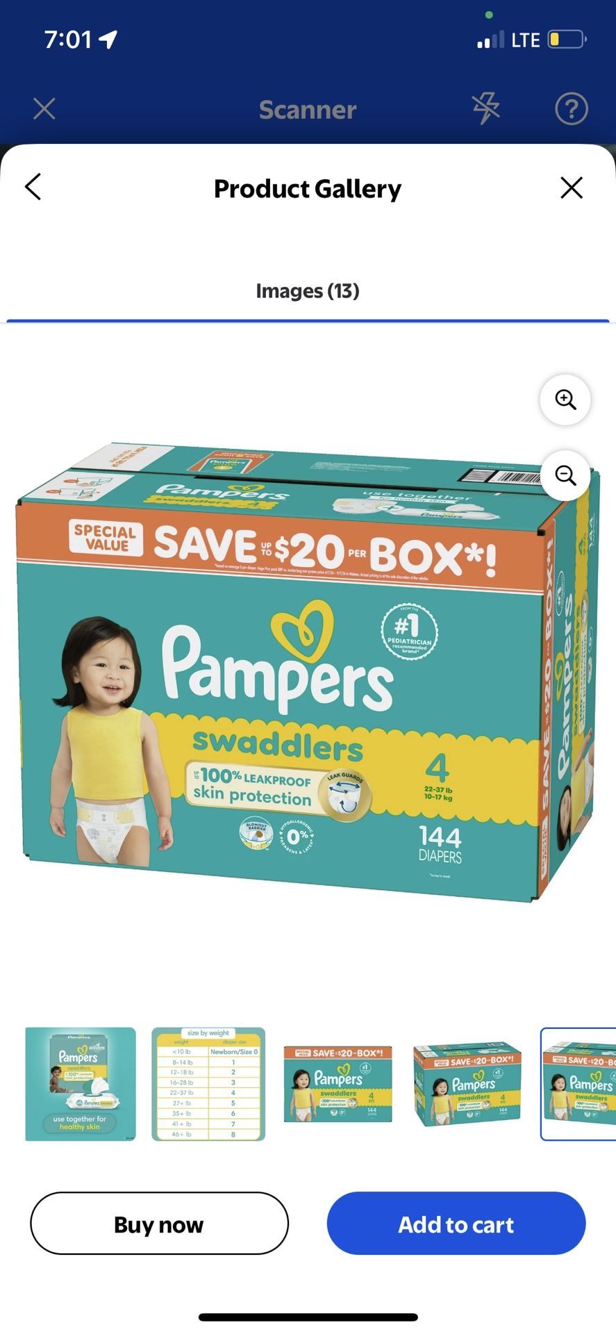Diapers Size 4
