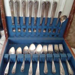 VINTAGE ORIGINAL SILVER PLATE SET