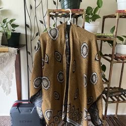 Brown Cardigan Shawl Women’s 