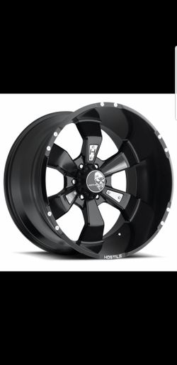 20x10 Hostile h103 ASPALT with tires 33s or 35s