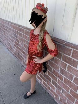 Sequin Red Dress/costume