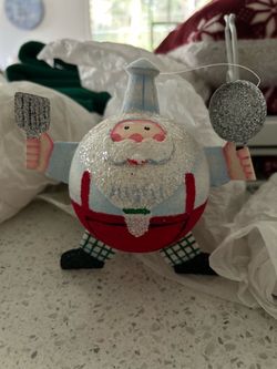 Santa “Cook” Ornament