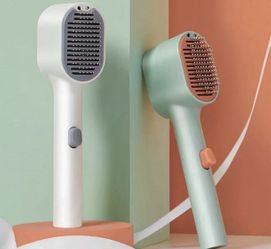 New Cat Electric Massage Comb Dog Automatic Electric Comb Electric Negative Ion Brush Open Knot Comb Pet Massage SPA Comb