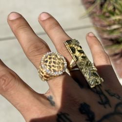 10k Nugget Ring 