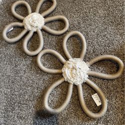2 Floral Hanging Decor 
