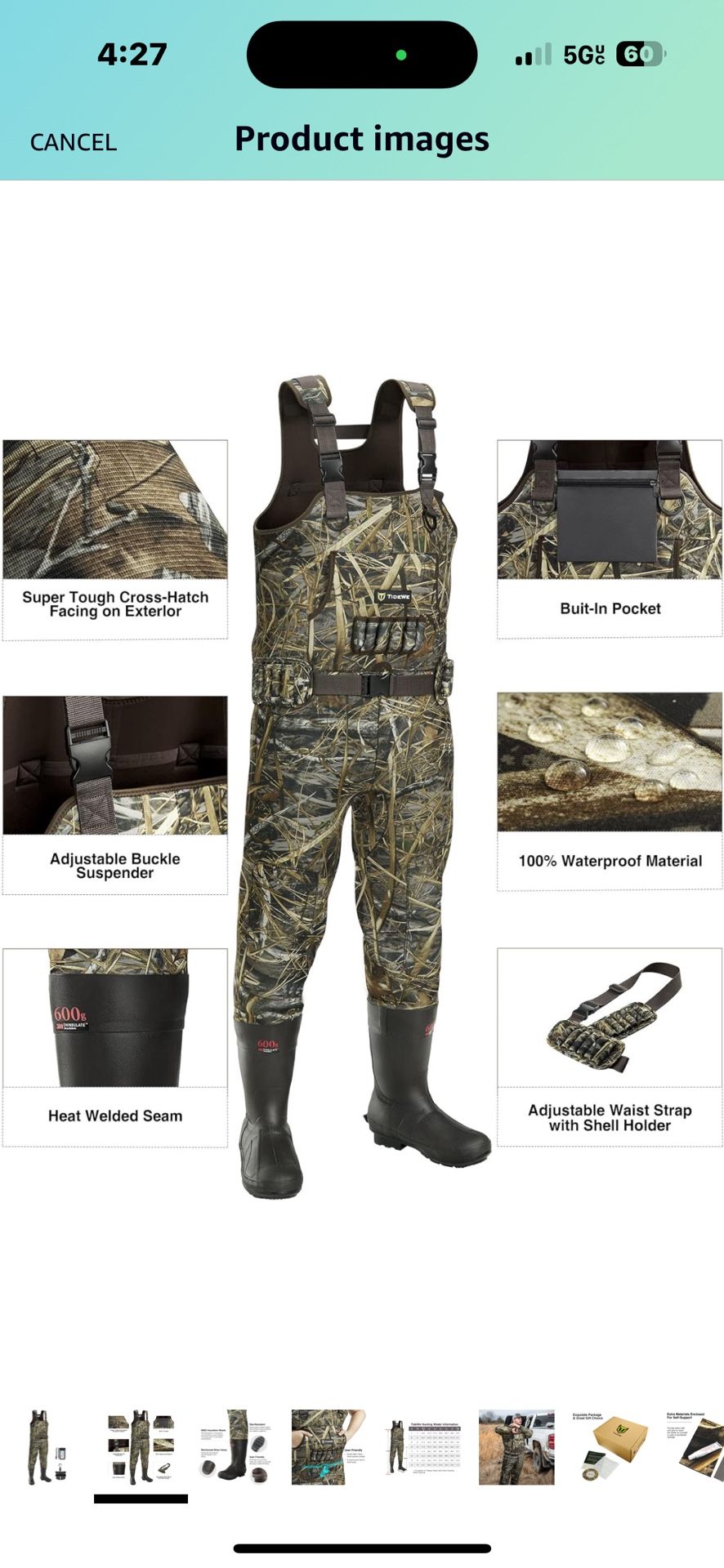 Tidewe Hunting Waders