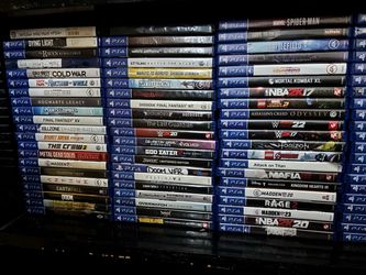 PlayStation 4 games 10$ each