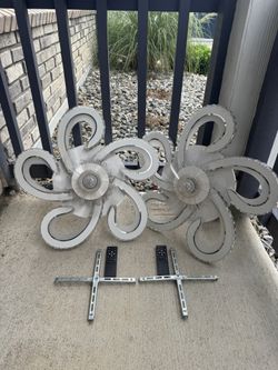 Crystal Flower Ceiling Fan