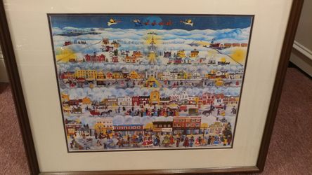 1987 Ann Reeves Framed Painting #139/400