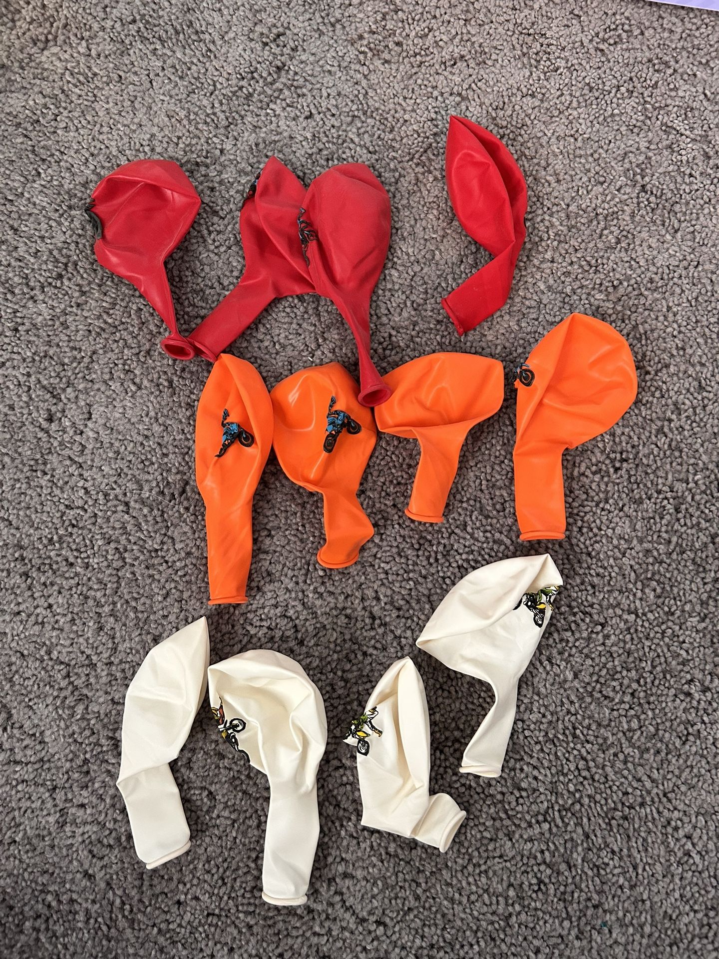 dirt bike/ motor cross bike balloons decorations