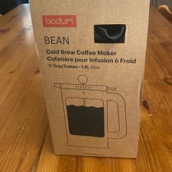 New! Cold Brew Coffee Maker