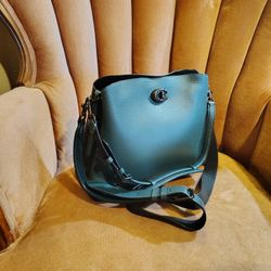 Coach Willow Bucket Bag In Colorblock