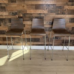 3 Contemporary Bar Stools 