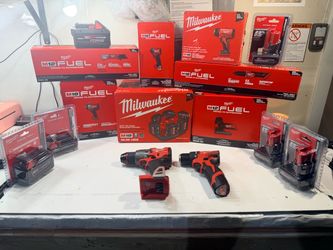 Milwaukee M18 & M12 FUEL Tool Lot