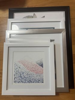 6 Framed Wall Art Prints – Modern, Abstract, and Nature-Inspired