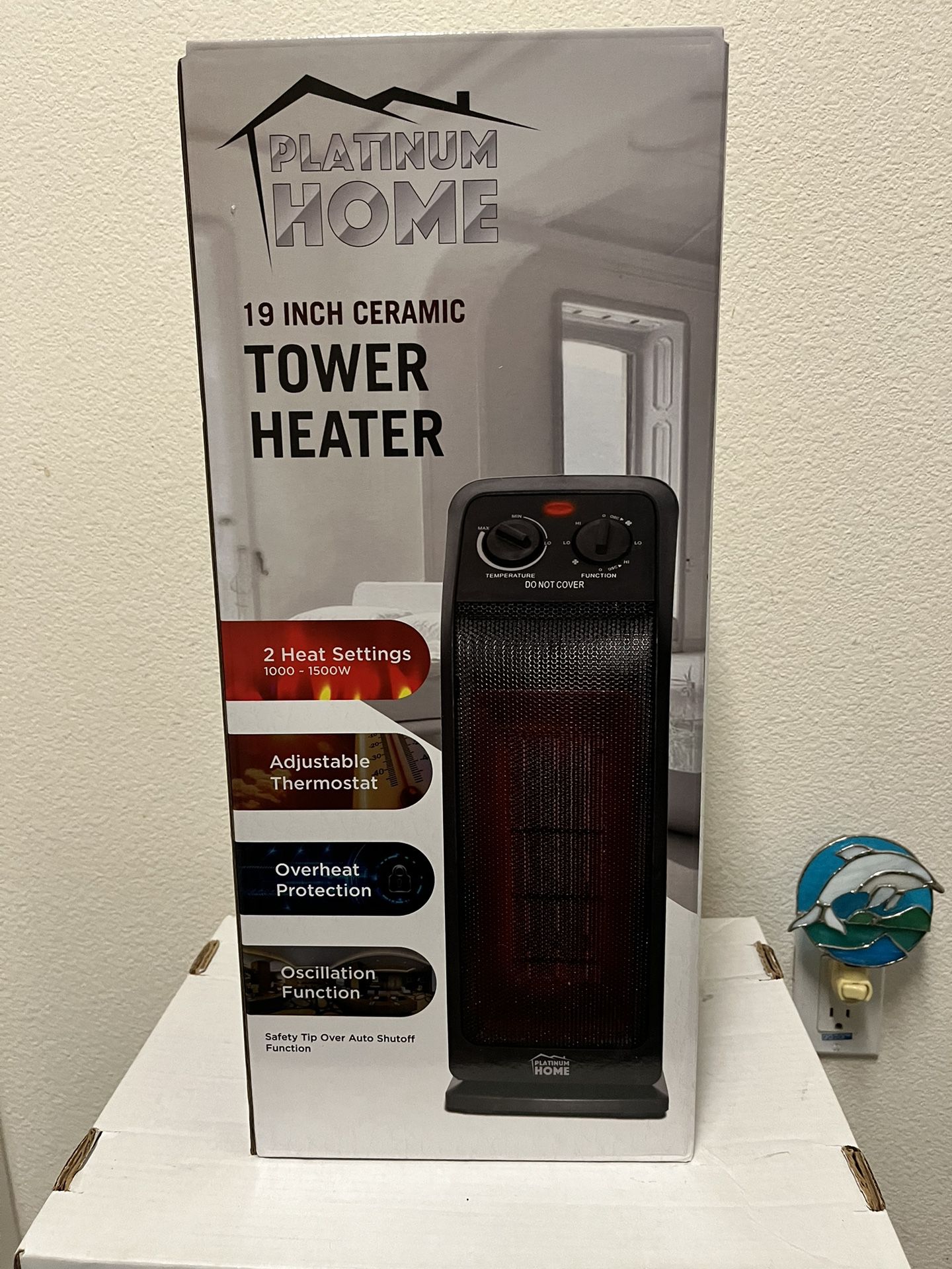 19” - Ceramic - Tower Heater - (New)
