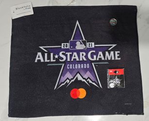 MLB Officially Licensed All Star Game Rally Towel & Lapel Pin