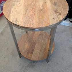 Wood Side Table