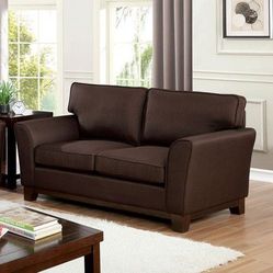 Brown Loveseat